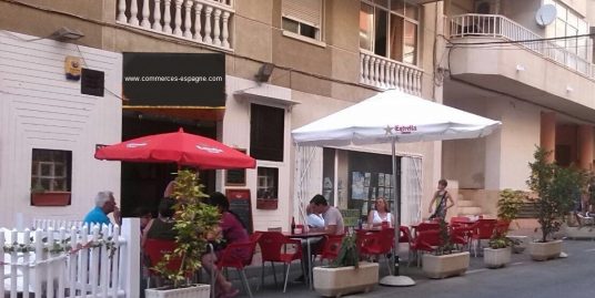 Costa Blanca,Torrevieja, Café proche de la plage