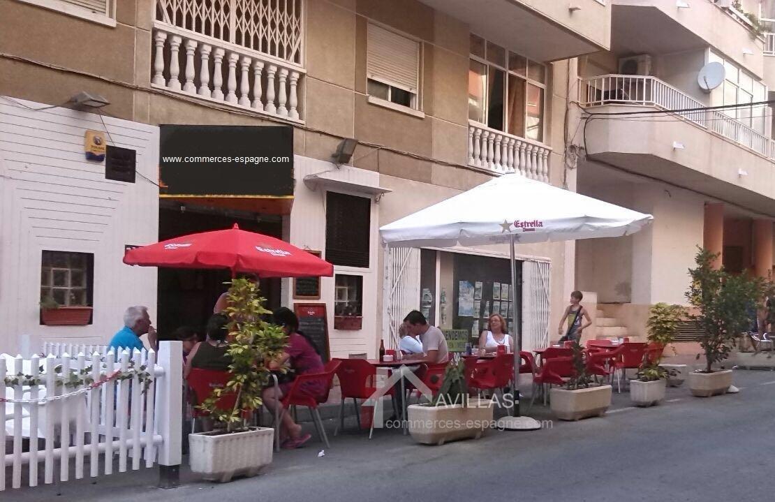Costa Blanca,Torrevieja, Café proche de la plage