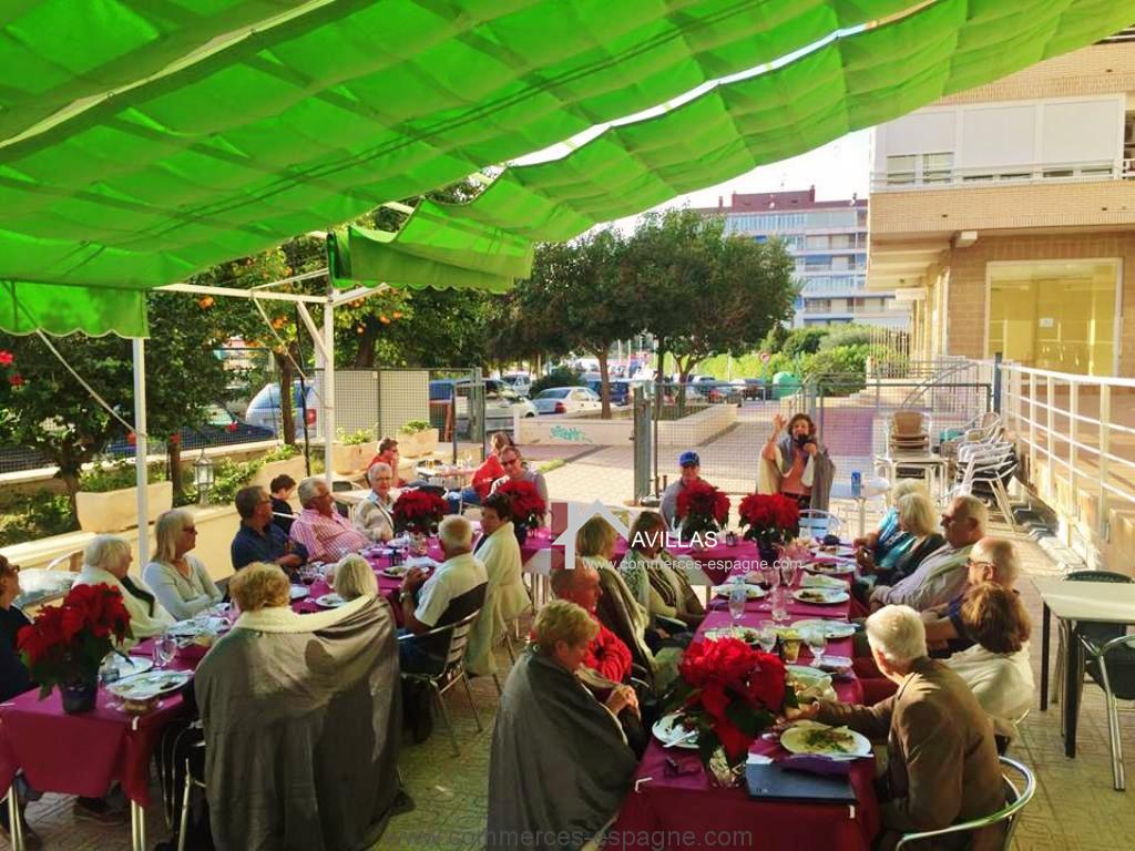 Torrevieja, restaurant avec terrasse