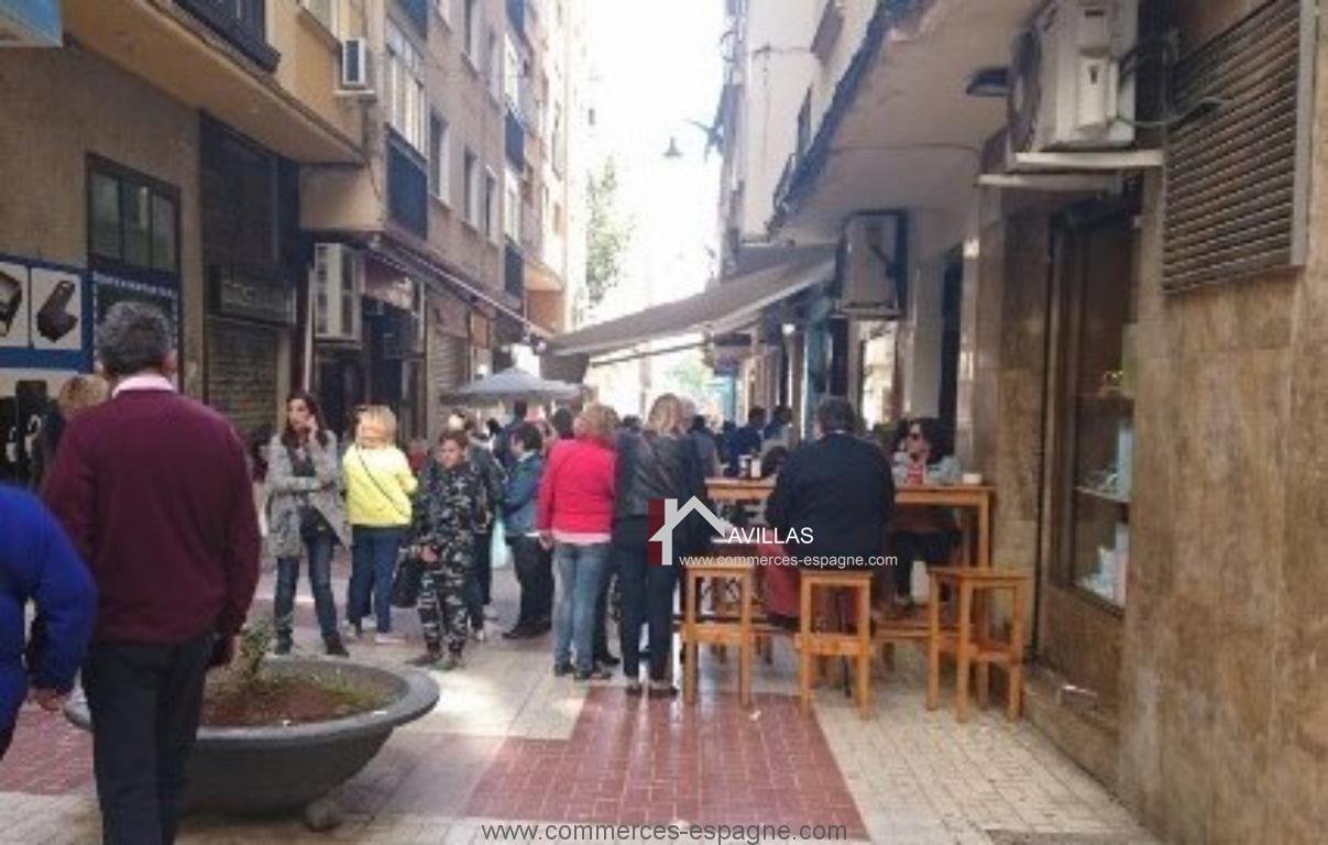 Malaga, Bar, Tapas rue piétonne
