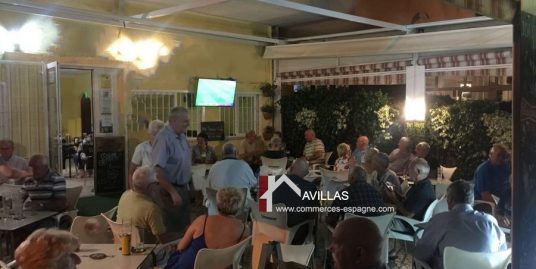 Benidorm, Bar Tapas Cafeteria avec terrasse