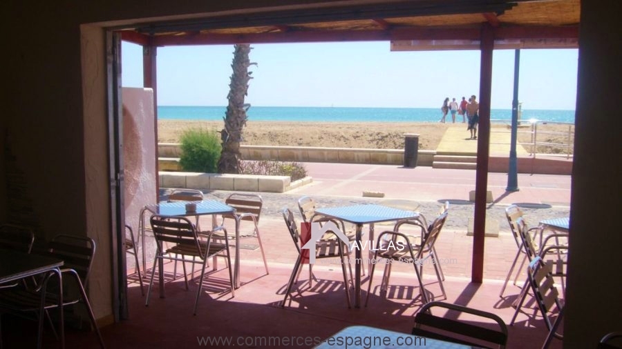 Peniscola, Café Restaurant face à la mer