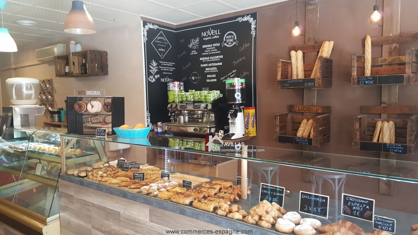 Alicante, Boulangerie Salon de thé à 50 m de la mer