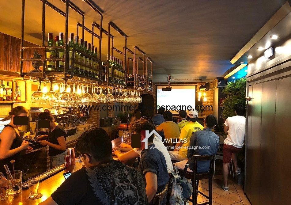 Barcelone, ​​Cafeteria Bar Pub.