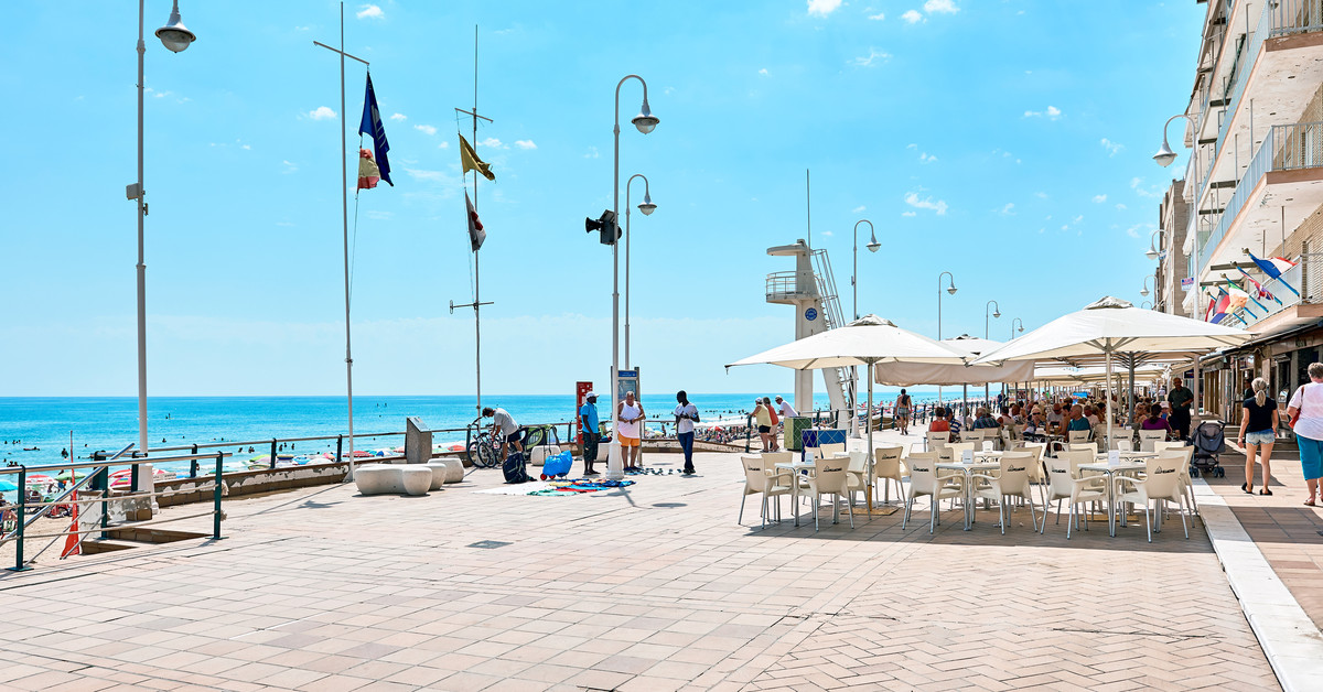 Restaurant, Alicante, face plage