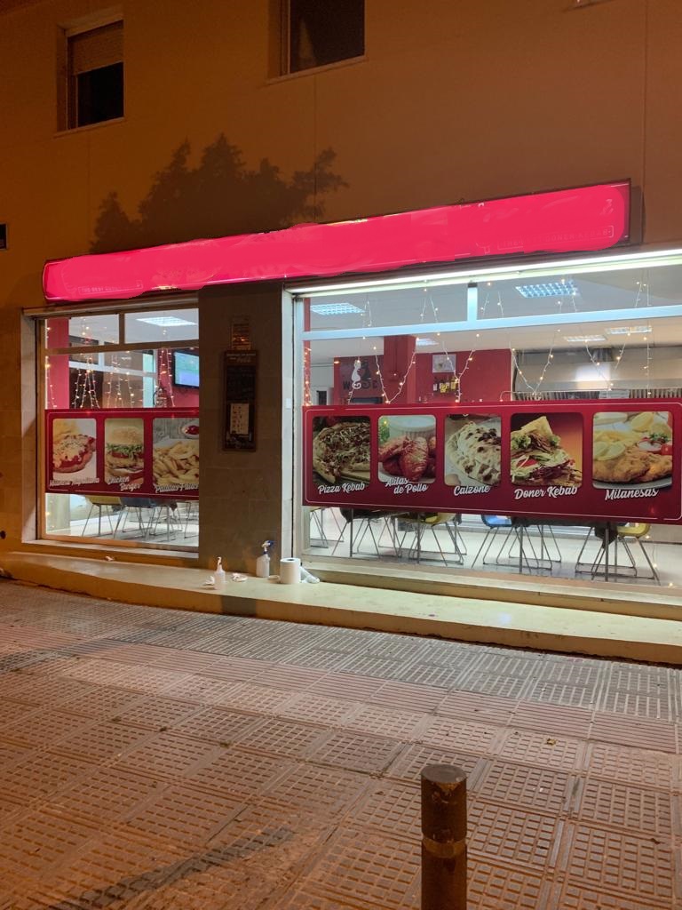 Bar cafeteria kebab à Ibiza