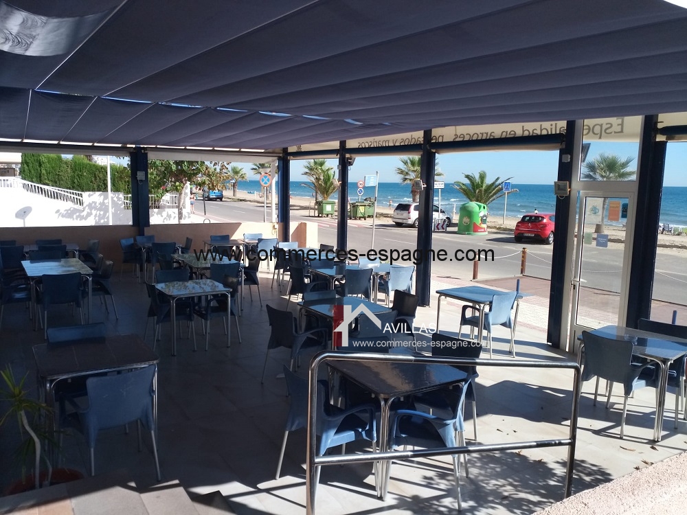 Bar Restaurant, Castellon, face mer