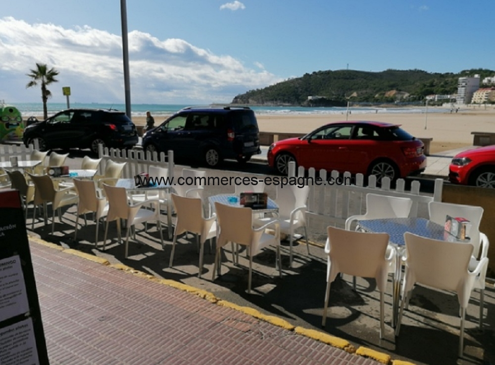 Oropesa de Mar, bar restaurant, face mer