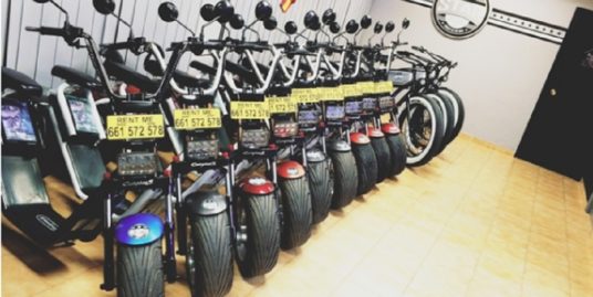 Roquetas del Mar, location motos, vélos